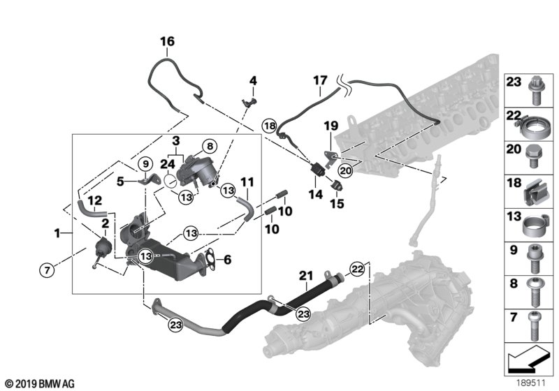 N57/N57S охладитель ОГ