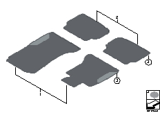 Ножные коврики Avenue