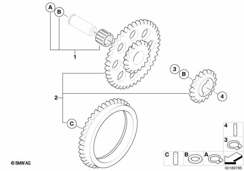 Привод масляного насоса