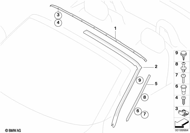 Планка обтекателя