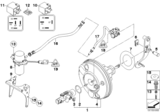 Вакуумный насос усилителя тормозов