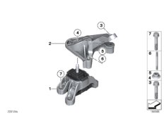 Крепление КПП