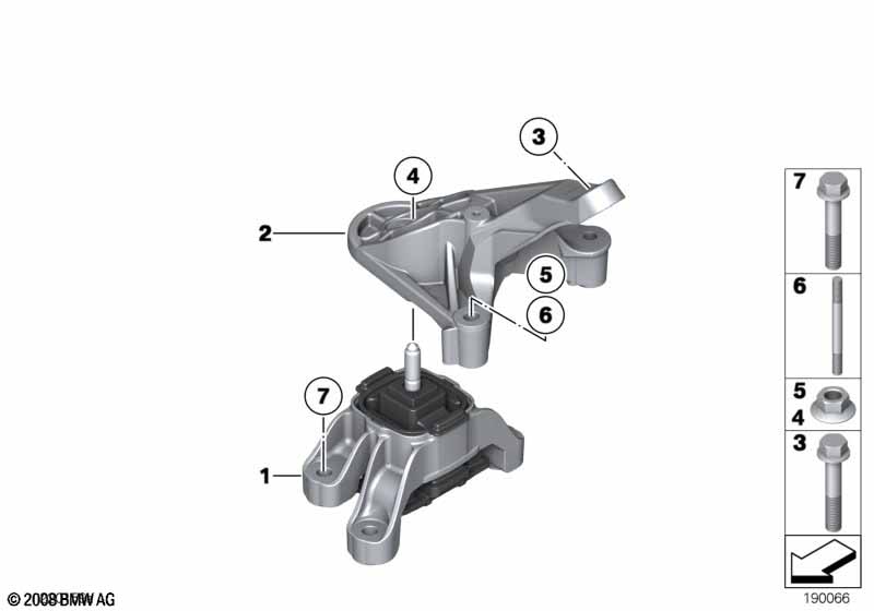 Крепление КПП