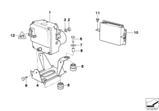 Гидроагрегат DSC/ЭБУ/кронштейн