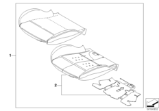 Набивка и обивка спортивного пер.сиденья