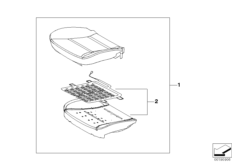 Набивка и обивка базового сиденья Пд