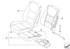 Набивка и обивка базового сиденья Пд
