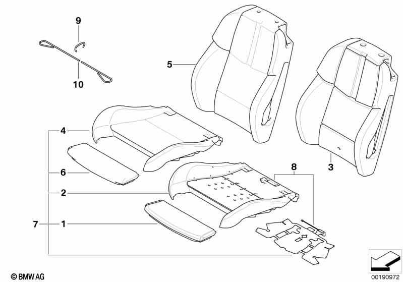 Набивка и обивка спортивного пер.сиденья