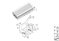 Усилитель/кронштейн аудиосист.Individ.