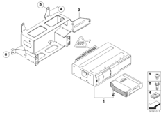 CD-чейнджер / кронштейн
