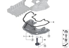 Масляный картер ниж.ч./маслоизм.присп.