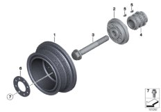 Демпфер крут.колебаний ременного прив.