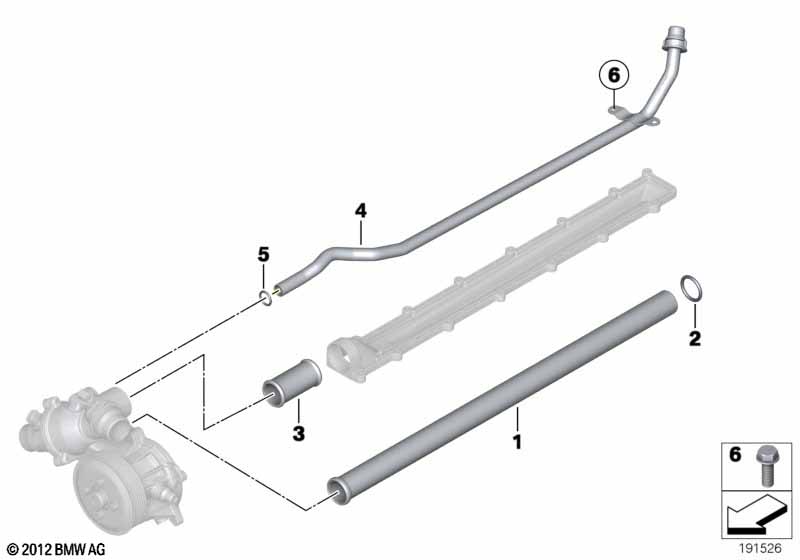 Болт с шестигранной головкой с шайбой