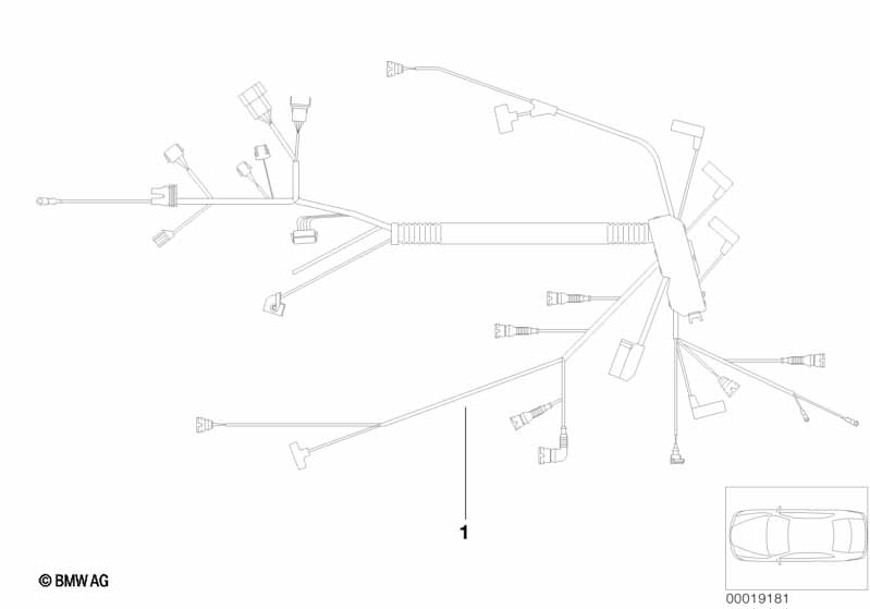 жгут проводов двигателя
