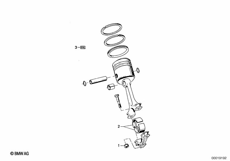 Шатун кривошипно-шатунного механизма