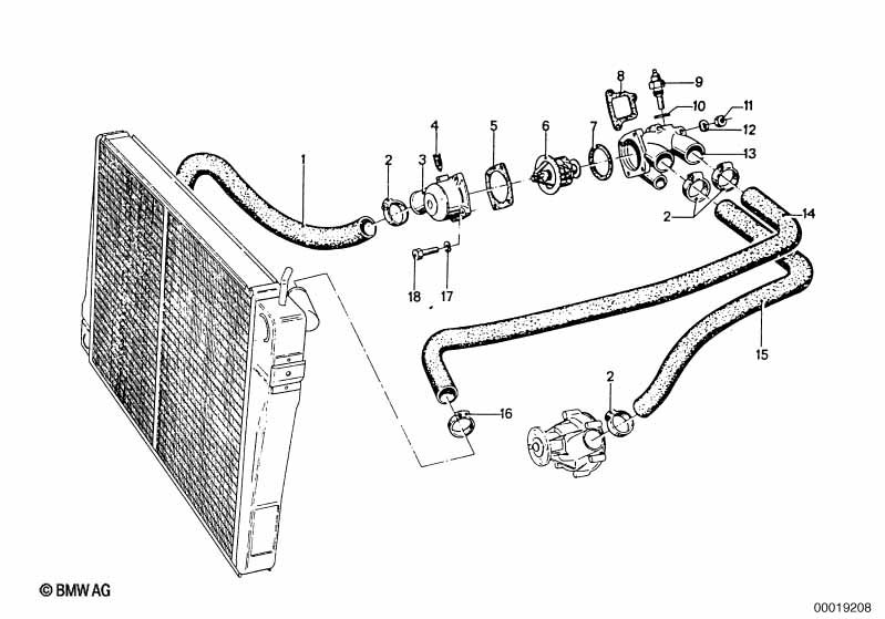 Водяные шланги системы охлаждения