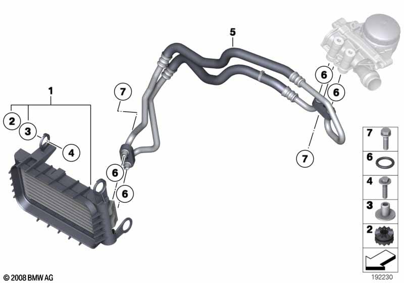 Маслян.радиатор/трубопр.масл.радиатора