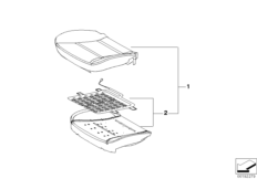 Набивка и обивка базового сиденья Пд