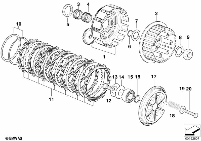 Детали сцепления