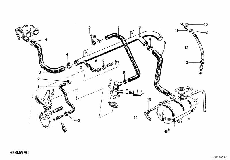 Термостат сист.охлаждения/водяной шланг
