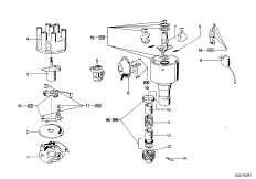 Детали распределителя зажигания