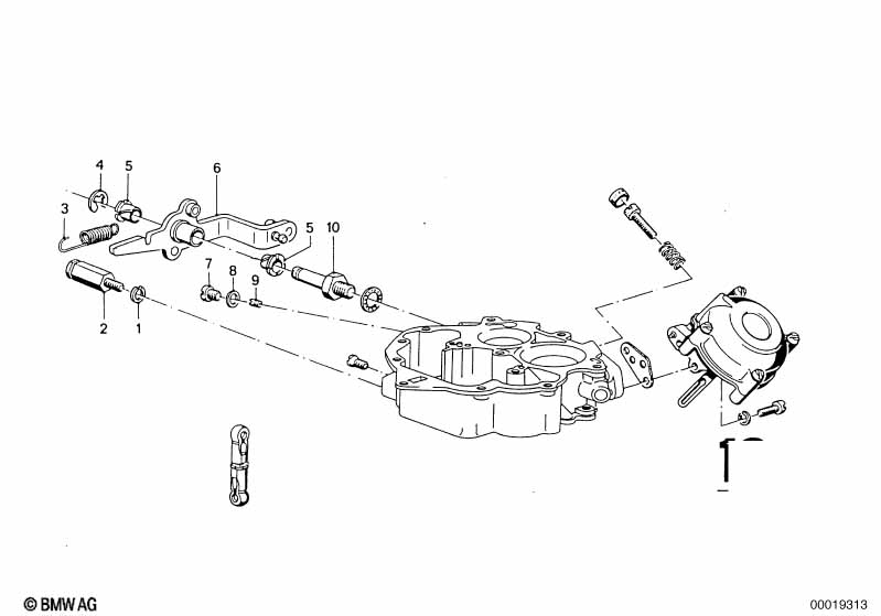 Карбюратор/управление дрос.заслонкой