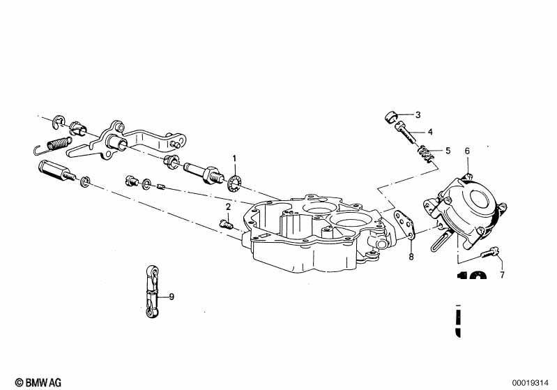 Карбюратор/управление дрос.заслонкой