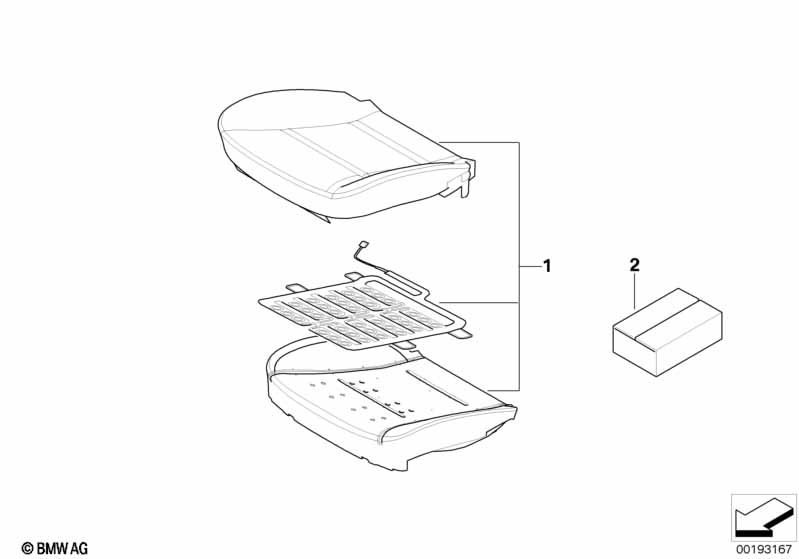 Набивка и обивка передн.сиденья