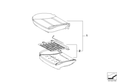 Набивка и обивка базового сиденья Пд