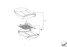 Набивка и обивка базового сиденья Пд