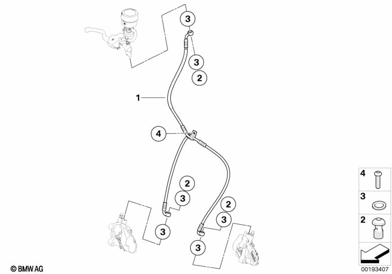 Тормозной трубопровод Пд без ABS