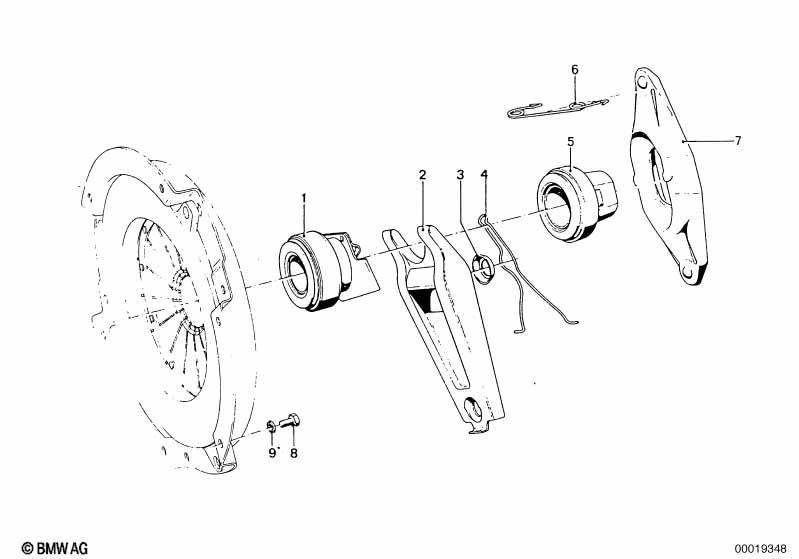 Привод управления сцеплением