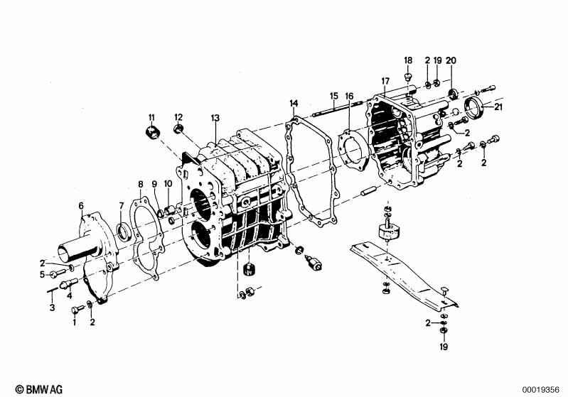 Getrag 262 Картер и дополнит.элементы
