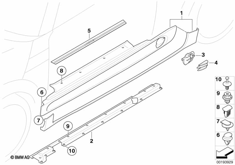 Планка швеллера, аэродинамич.пакет JCW