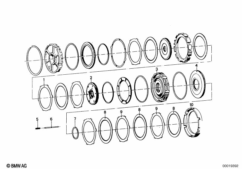 ZF 3HP20 Приводная муфта A/B