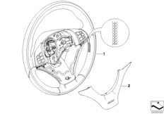 Спорт.рул.колесо Indi.кожа с кож.ободом