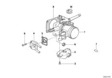 Корпус дроссельной заслонки