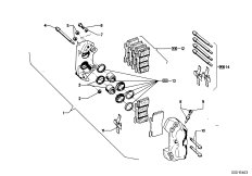 Суппорт торм.мех.перед.колеса/торм.накл.