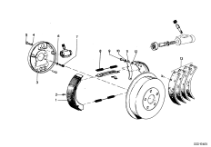 Торм.колодки бараб.торм.мех./направ.кол.