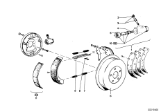 Торм.колодки бараб.торм.мех./направ.кол.