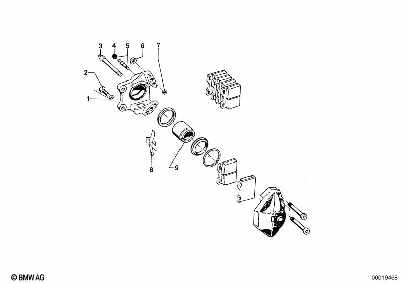 Дисковый тормозной механизм задн.колеса