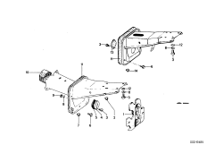 Опорный кронштейн педали