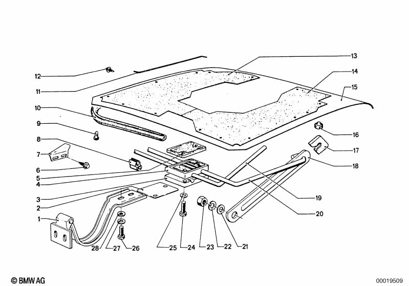 Багажная дверь/ петли/ запорный механизм