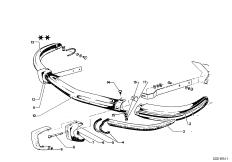 передний бампер