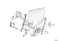 Механизм перемещения стекла двери Пд