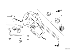 Механизм перемещения стекла двери Пд