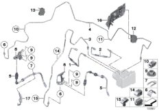 Трубопровод тормозного привода Пд