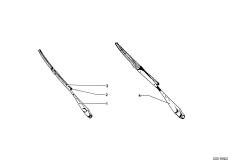 Рычаг стеклоочист./щетка стеклоочист.