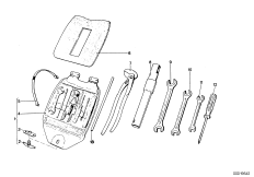 Бортовой инструмент/ящик для инструм.