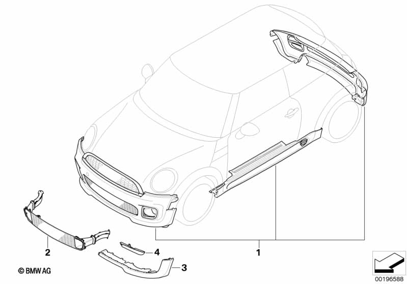 Аэродинамический пакет JCW II